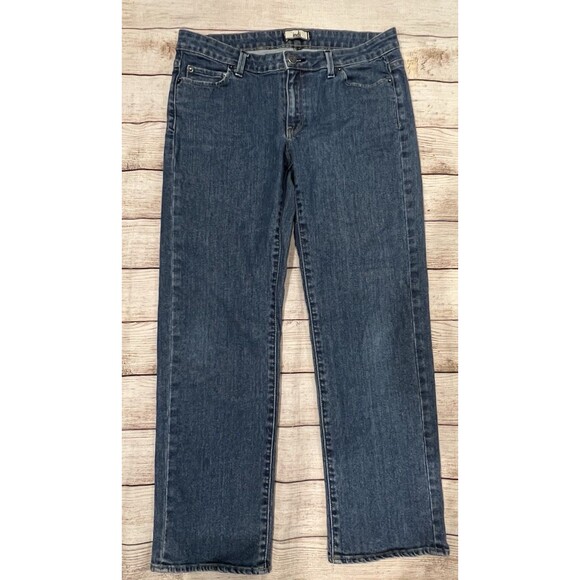 Indi Jeans Womens 32x26 Blue Denim straight Leg Blue Denim Jeans - Picture 1 of 8